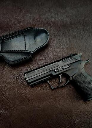 Кожаная кобура для форт-17 со скобой