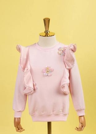 Красива кофтинка для дівчинки на 5-8 років
