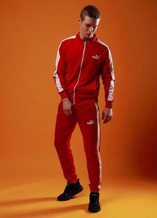 Стильный спортивный костюм puma (красный)
