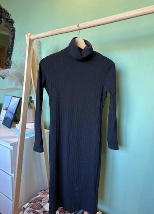 Платье в рубчик слегка покусочное фото добавила