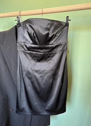 Платье атласное