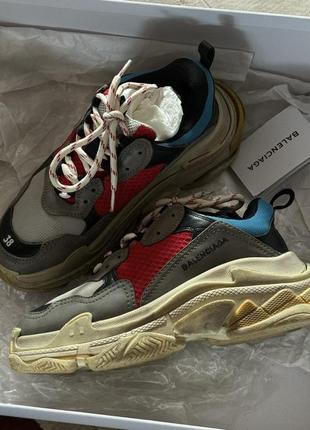 Balenciaga triple s 38 кроссовки