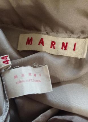Блуза майка шелковая разные поддтоны цвета капучино,интересован крой, саржевый шелк,люкс бренд marni9 фото