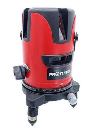 Лазерний рівень, 2 лінії 1h/1v (червоний промінь) protester ll602r