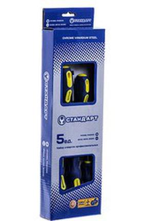 Набір професійних викруток 5 од. (sl5,sl6,sl8,ph1,ph2) стандарт sds05