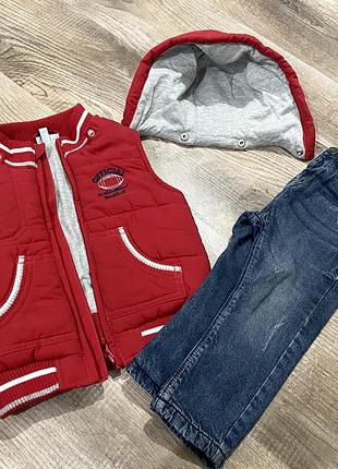 Жилетка,джинси дитячі