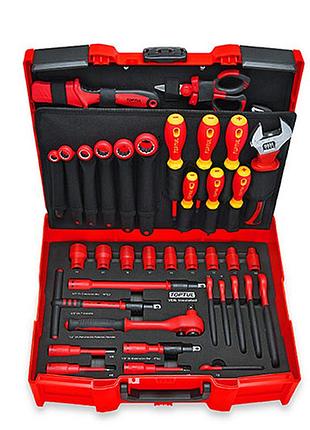 Набір діелектричного інструменту vde 42ед. toptul gcz-042a