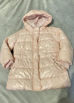 Пальто стьогане, куртка блискуча від сінсей