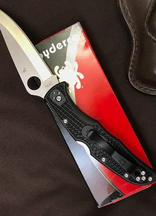 Ніж spyderco endura 4 vg-10 original black новий