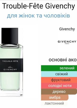 Фірмовий пробник в коробці тrouble-fête givenchy2 фото