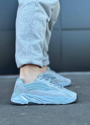 Чоловічі кросівки в сіро-блакитному кольорі👟