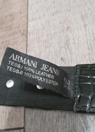 Шкіряний ремінь armani jeans3 фото