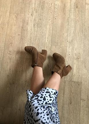 Замшеві боти замшевые ботинки