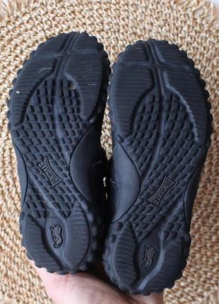 Качественные кроссовки из натуральной кожи lonsdale на липучке5 фото