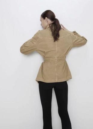 Тренч вкорочений zara  куртка жакет zara2 фото