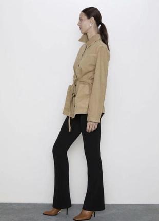 Тренч вкорочений zara  куртка жакет zara3 фото