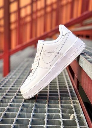 Nike air force low white кроссовки женские найк