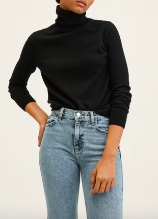 Прямые джинсы со средней посадкой jeans mango
