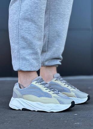 Чоловічі кросівки в сіро-бежевому кольорі👟