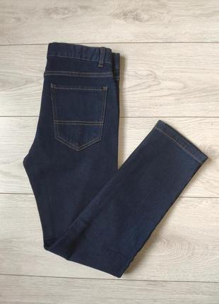 Синие джинсы 10-12 лет3 фото