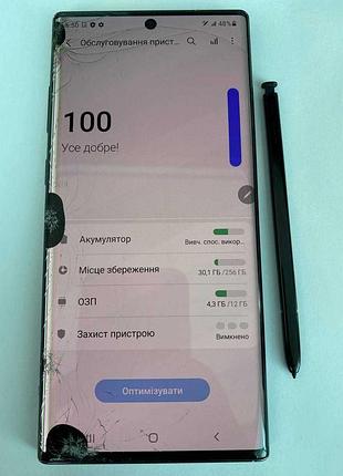 Смартфон samsung galaxy note 10+ sm-n975w snapdragon 12/256gb 2