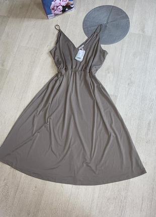 Летний базовый сарафан от h&amp;m платье на летнее однотонное