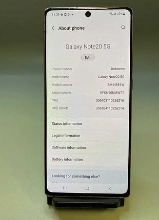 Смартфон samsung galaxy note20 sm-n980w 8/128 gb bronze (6216) 2