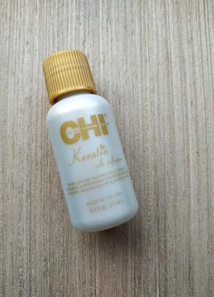 Chi keratin silk solution.родкий шелк для волос.