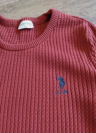 Джемпер бордовий u.s. polo assn.