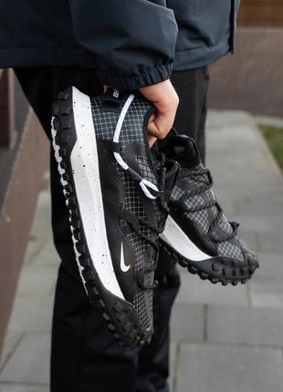 Nike acg mounth low gore-tex black white3 фото