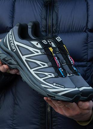 Мужские кроссовки Granitik salomon xt-6 gore-tex grey 40-41-42-43-44-45