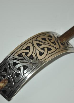 Заколка шпилька для волосся кельтський орнамент3 фото