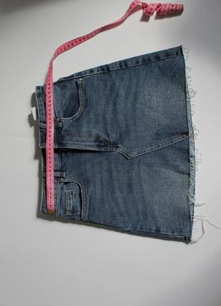 Коротка джинсова спідниця бренду sinsay5 фото