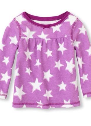 Реглан кофточка светр для дівчинки зірки