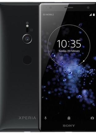 Смартфон sony xperia xz2 dual 2sim liquid black 5.7" 4/64gb 19/5мп 3180 ма·год