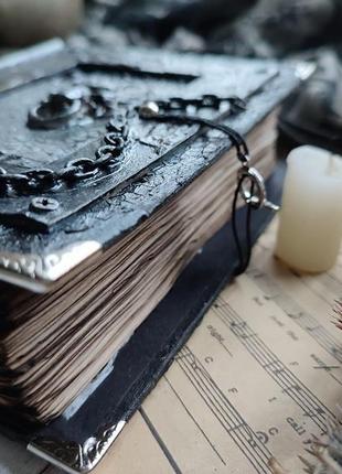 Блокнот у готичному стилі "вовк", зістарений а6 гримуар