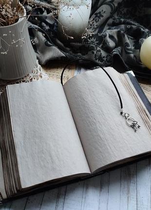 Блокнот у готичному стилі "вовк", зістарений а6 гримуар