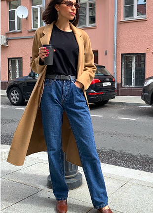 Прямі джинси із середньою посадкою jeans mango