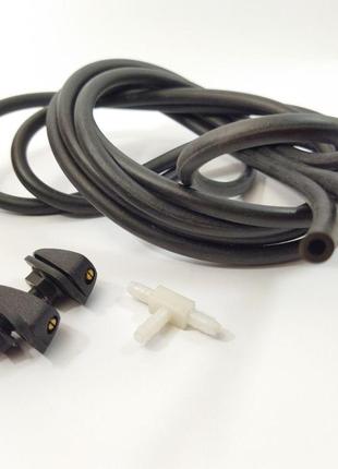 Комплект шланга омывателя с форсунками ваз 2101,2102,2103,2104,2105,2106,2107