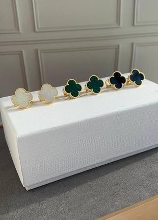 Серьги колье в стиле vca