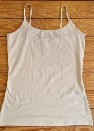 Женская майка, 5 штук, размер m/l, цвет черный, белый, беж