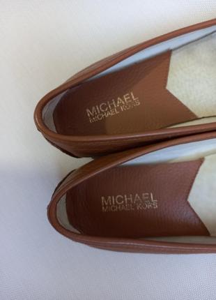 Кожаные туфли, балетки, макасины michael kors оригинал9 фото