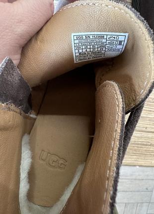 Модные женские замшевые ботинки ugg rianne, thunder cloud suede, 37 размер оригинал4 фото