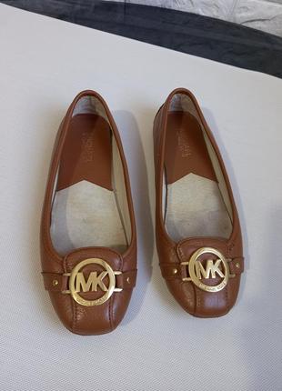 Кожаные туфли, балетки, макасины michael kors оригинал1 фото