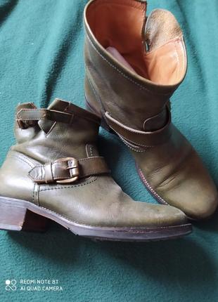 Черевики жіночі розмір 40,італія шкіра