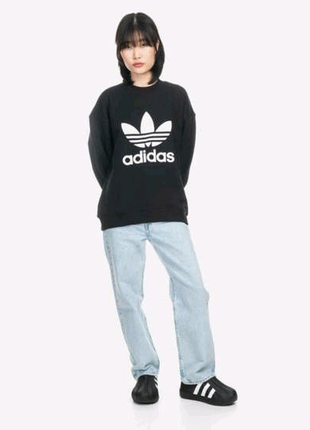 Світшот adidas originals trefoil crew sweatshirt ib74311 фото