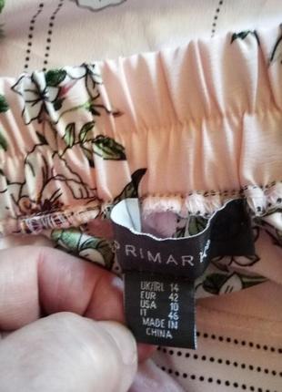 Легкі подовжені шорти бермуди квітковий прінт4 фото