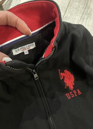 Кофта на замке u.s. polo assn оригинал 10-11 лет3 фото