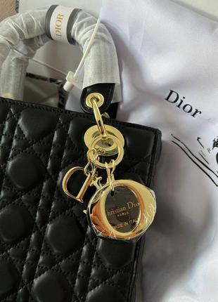 👜 dior lady d-lite black6 фото