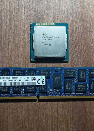 Intel core i5-3470 3.20ghz + hynix озу на 8gb 1600 + 2 бокс кулер